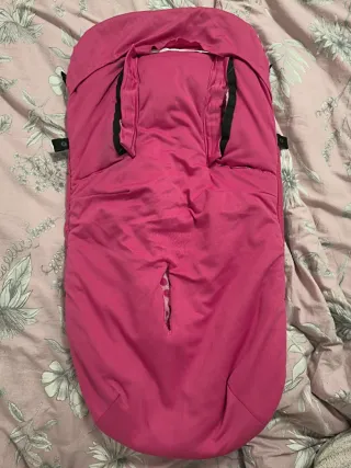 Saco Carrito Bebé Jirafas Rosa