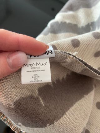 Sciarpa donna fantasia pois e righe