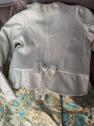 Traje Fallera Niña. Corpiño para limpiar