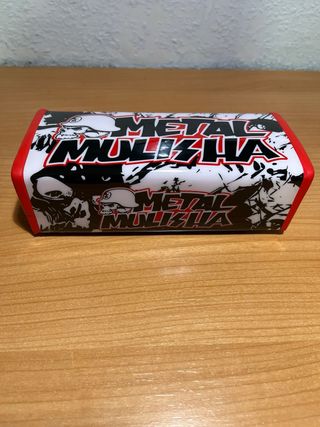 Protector Manillar Metal Mulisha Rojo
