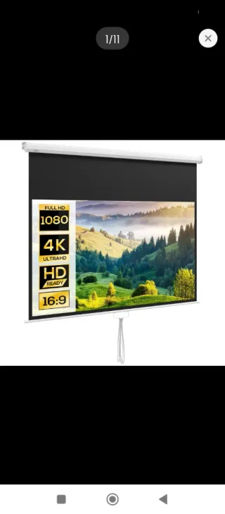 Pantalla Proyector Full HD 4K 16:9