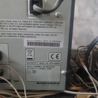 Sony STR-KG800 Receptor AV Home Cinema Negro.