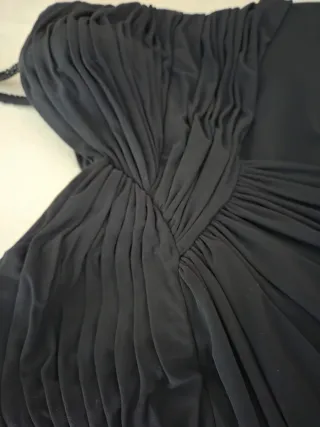 Vestido largo fiesta negro T40 El Corte Inglés