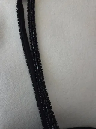 Vestido largo fiesta negro T40 El Corte Inglés