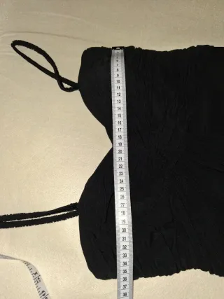 Vestido largo fiesta negro T40 El Corte Inglés