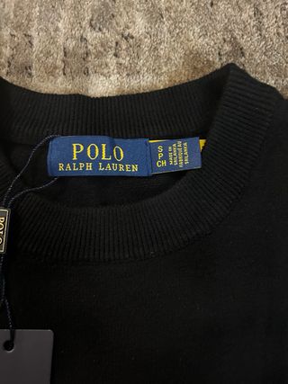 Camiseta Polo Ralph Lauren Negra Talla S