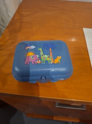 Tupperware infantil cofre animales