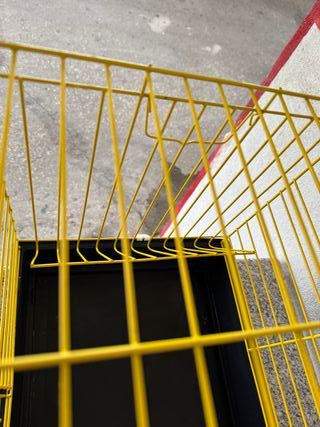 Gaiola Coelho Chinchila Roedores Amarela 58x31x37c