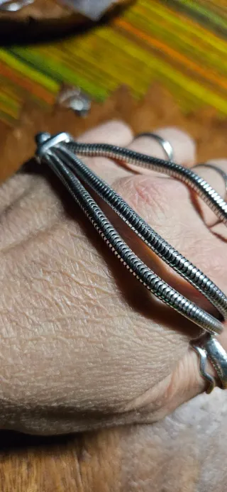 Bracciale snake argento 925