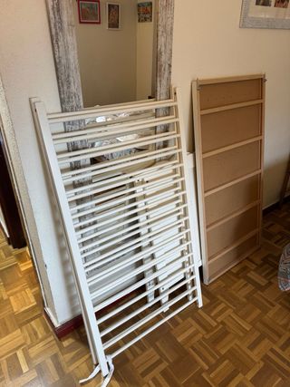 Cuna blanca para bebé