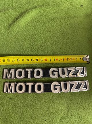 Coppia Targhette Moto Guzzi