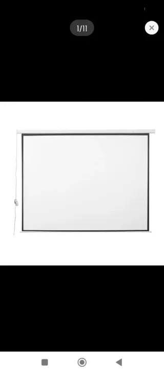 Pantalla de Proyección Blanca