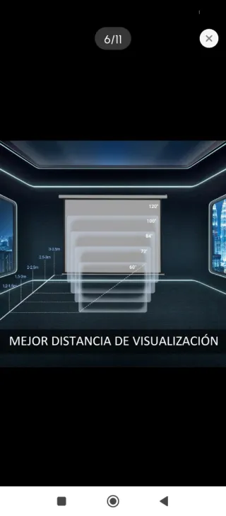 Pantalla de Proyección Blanca