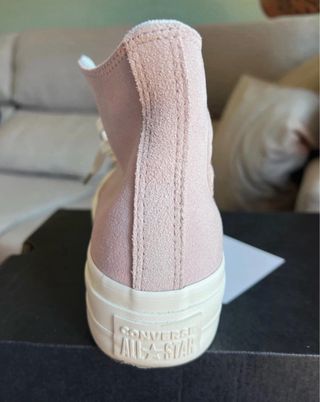 Converse rosas y blancas nuevas no negociables