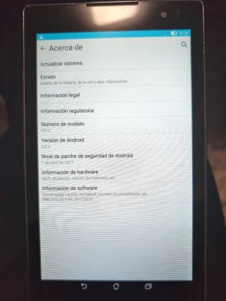 Tablet ASUS Negra