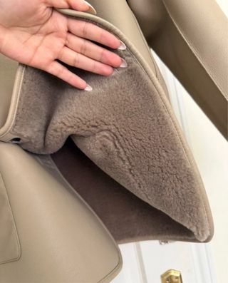 Abrigo reversible Zara Talla M