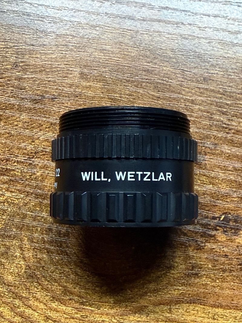 Objetivo Will Wetzlar Wilon f3.5 50mm