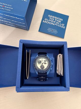 Omega Swatch Moonphase Superblue
