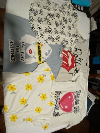 Lote 5. Camisetas Niña Talla M