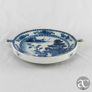Prato Rechaud Porcelana China Qianlong