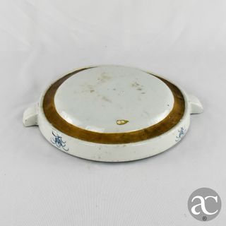 Prato Rechaud Porcelana China Qianlong