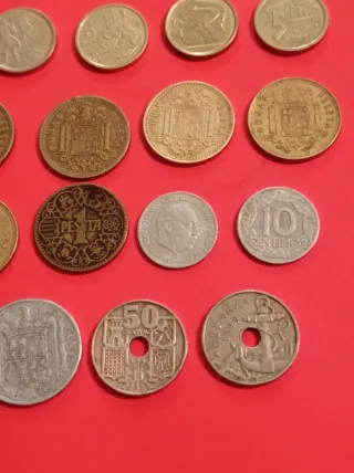 Lote monedas variado de pesetas