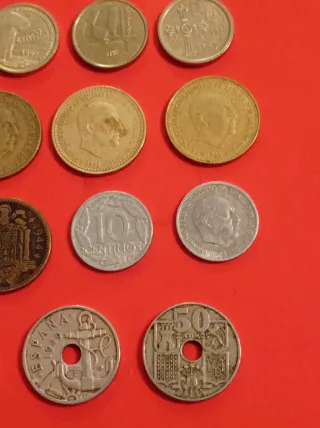 Lote monedas variado de pesetas
