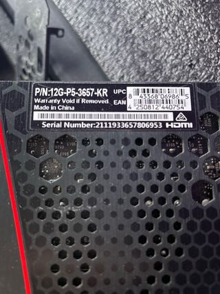 EVGA RTX 3060 XC Tarjeta Gráfica - NO FUNCIONA