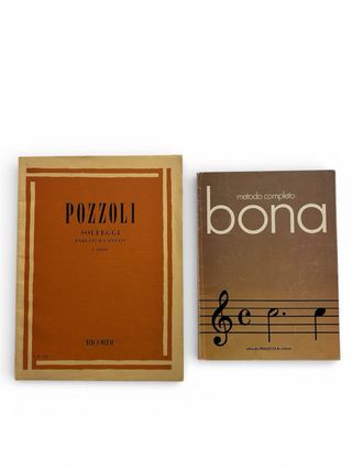 Set manuali musica Pozzoli e Bona