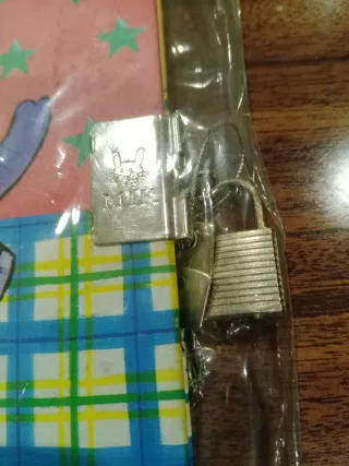 Diário infantil com cadeado