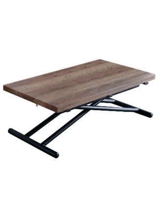 Mesa elevable y extensible madera/metal