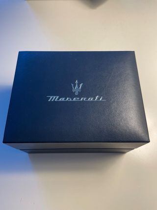 Reloj Maserati Epoca Malla Acero Azul