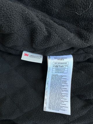 Casaco Carhartt Active Jacket Preto Tamanho L