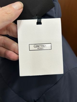 Piumino Gretha Milano Nero Donna XL