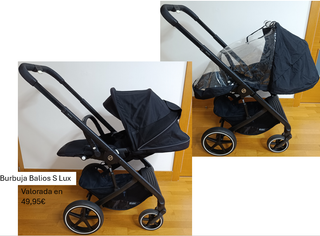 Cochecito Cybex Balios S Lux Negro con Accesorios