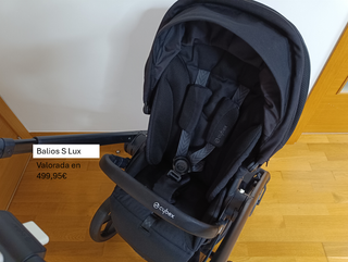 Cochecito Cybex Balios S Lux Negro con Accesorios