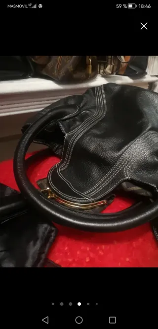Borsa Fendi Originale Nero e Marrone