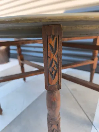 Mesa Marroquí grande antigua últimos días