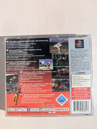 Tekken 3 Platinum PS1 PAL Completo