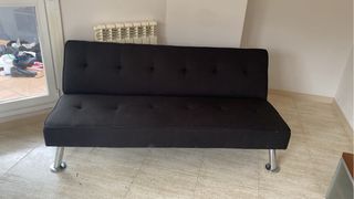 Sofá cama negro