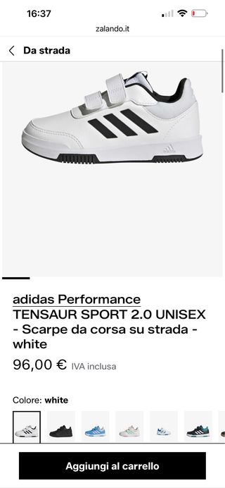 Adidas Scarpe Velcro Ragazzo Tg 40 Scarpe running