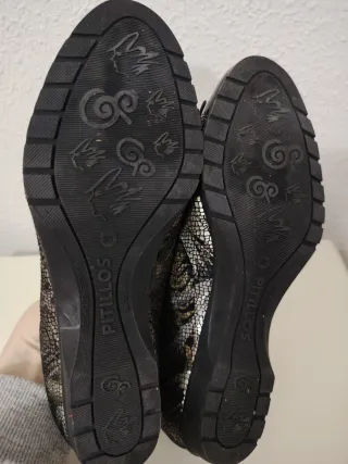 Bailarinas mujer estampadas negros Pitillos T36