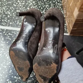 Scarpe Genny Tacco Velluto Tg 37