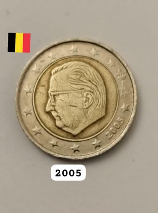 Lote 6 Monedas 2 Euros (FR, DE, BE, IE)