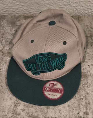 Gorra Vans Gris y Verde