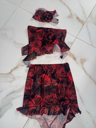 Coordinato Rose Rosse Tg M