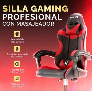 Silla Gaming Negra y Azul