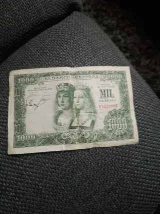 Billete 1000 Pesetas Banco de España