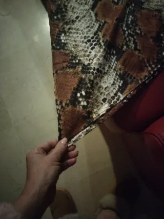 Vestido largo camisero estampado