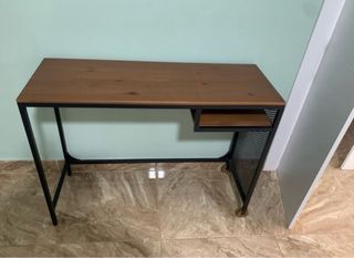 Escritorio estilo industrial madera y metal